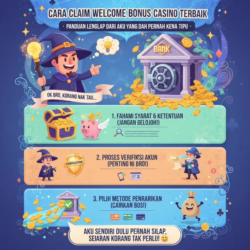 Cara Claim Welcome Bonus Casino Terbaik
