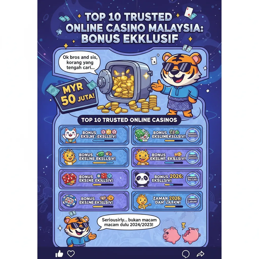 Top 10 Trusted Online Casino Malaysia: Bonus Eksklusif