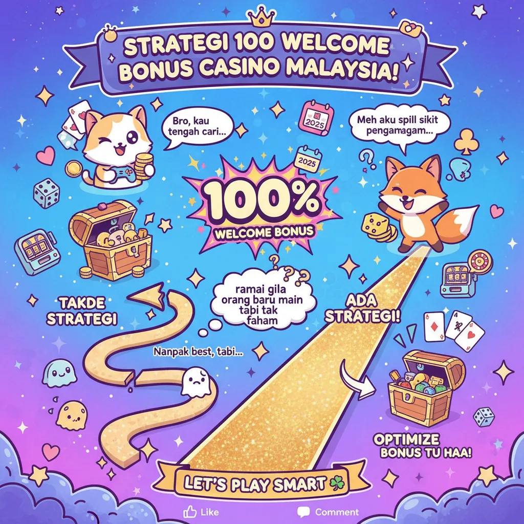 Strategi 100 Welcome Bonus Casino Malaysia