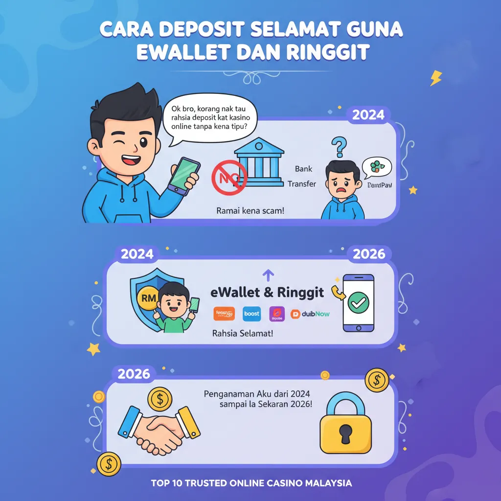 Cara Deposit Selamat Guna eWallet dan Ringgit